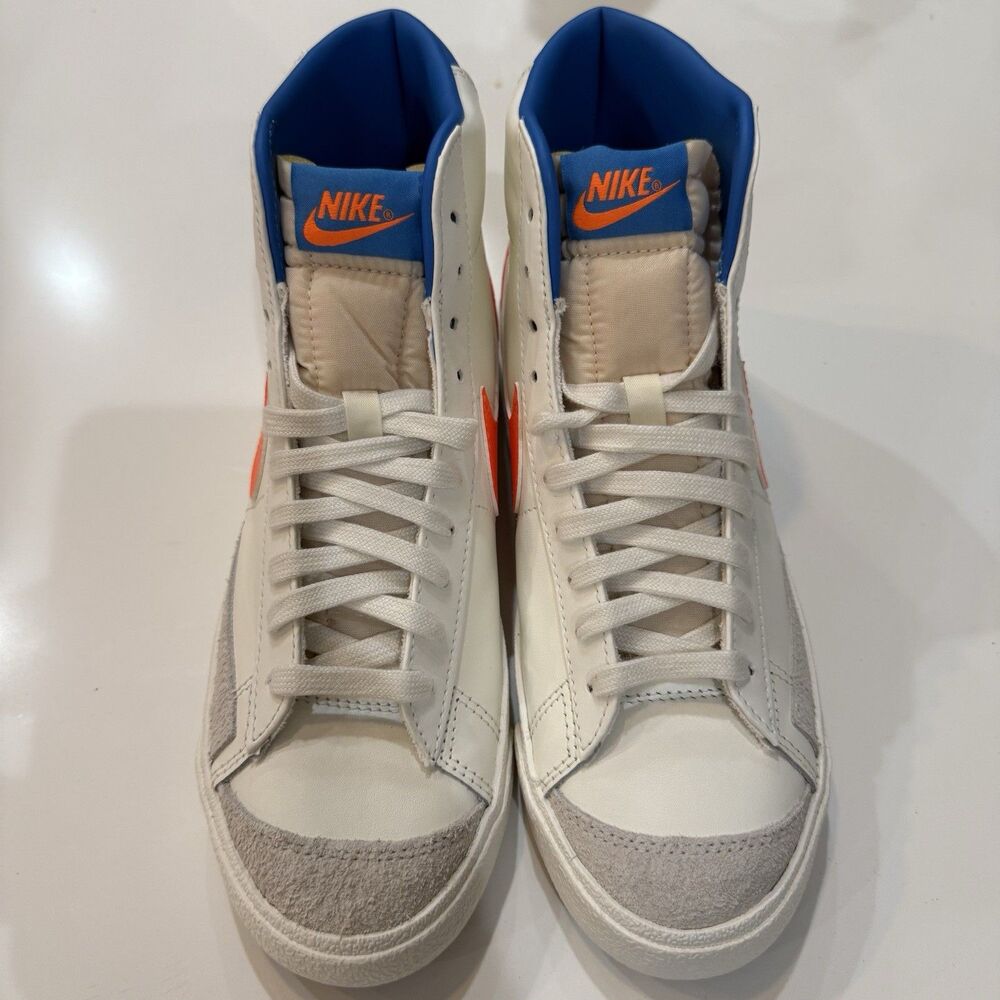 Nike Blazer Mid '77 Sail Total Orange DQ4692-100 Women's Size 9 New With Box - Picture 3 of 9